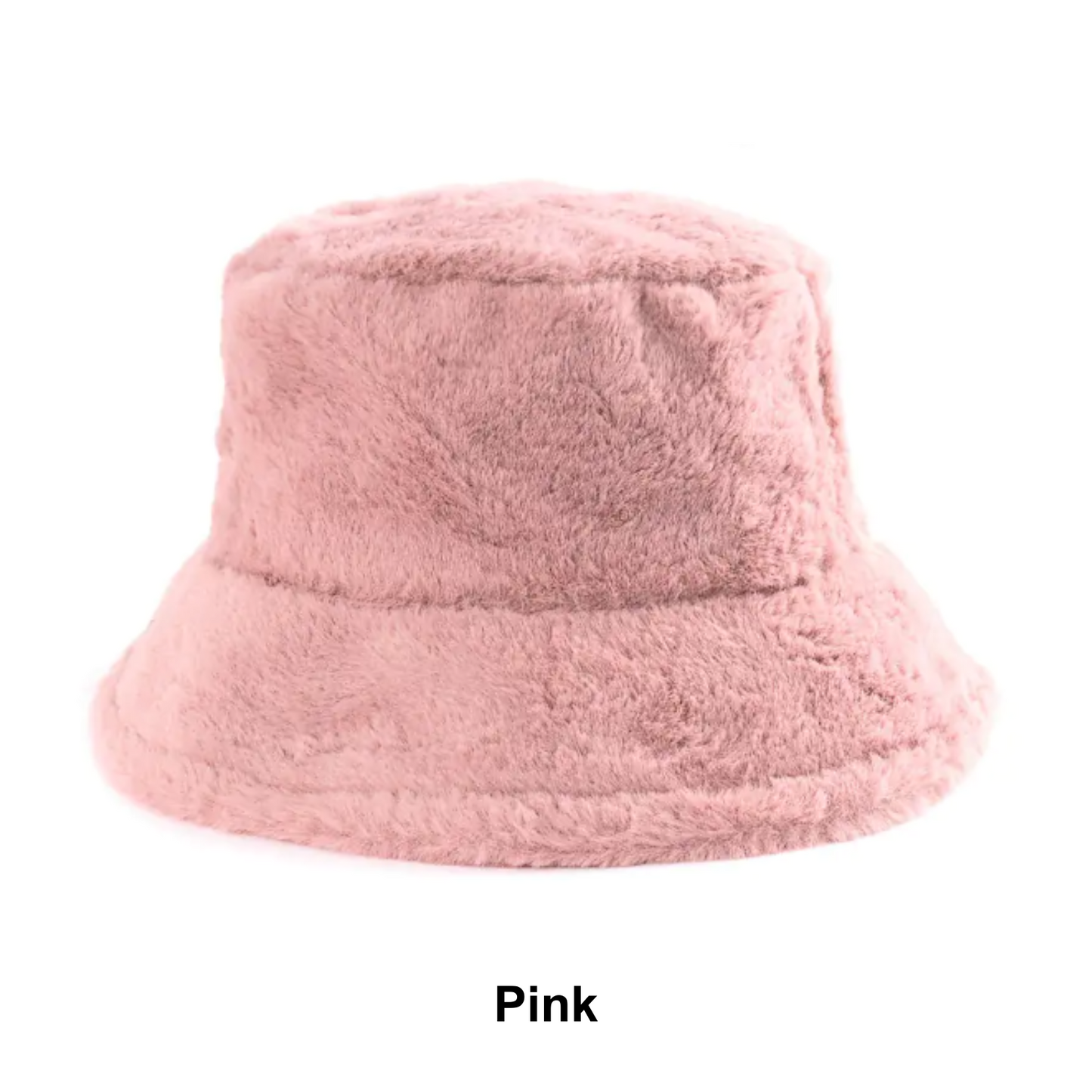 Faux Fur Fluffy Bucket Hat