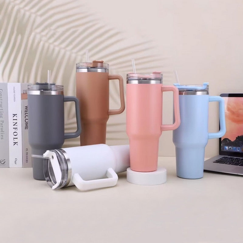 Everyday Tumbler (with handle + straw!)